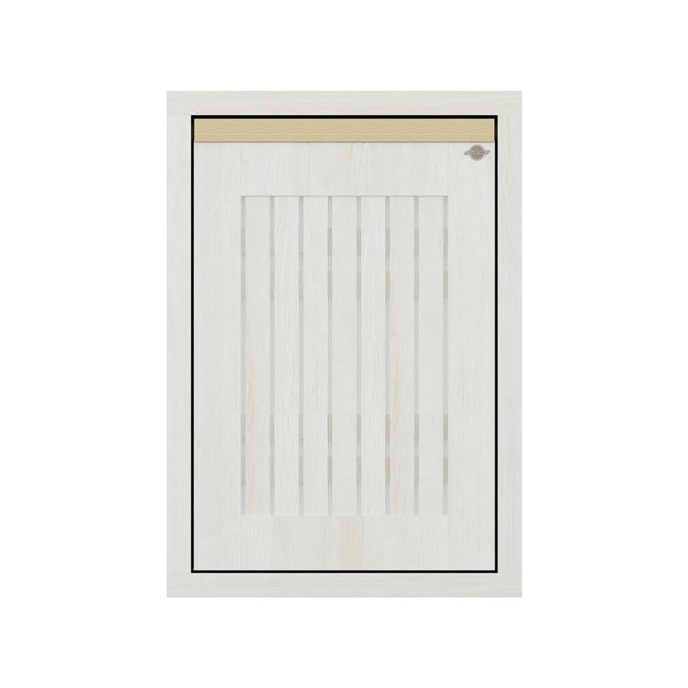 บานซิงค์เดี่ยวระแนง JUPITER JUVENTAS 47x67 ซม. สี SNOW WOOD