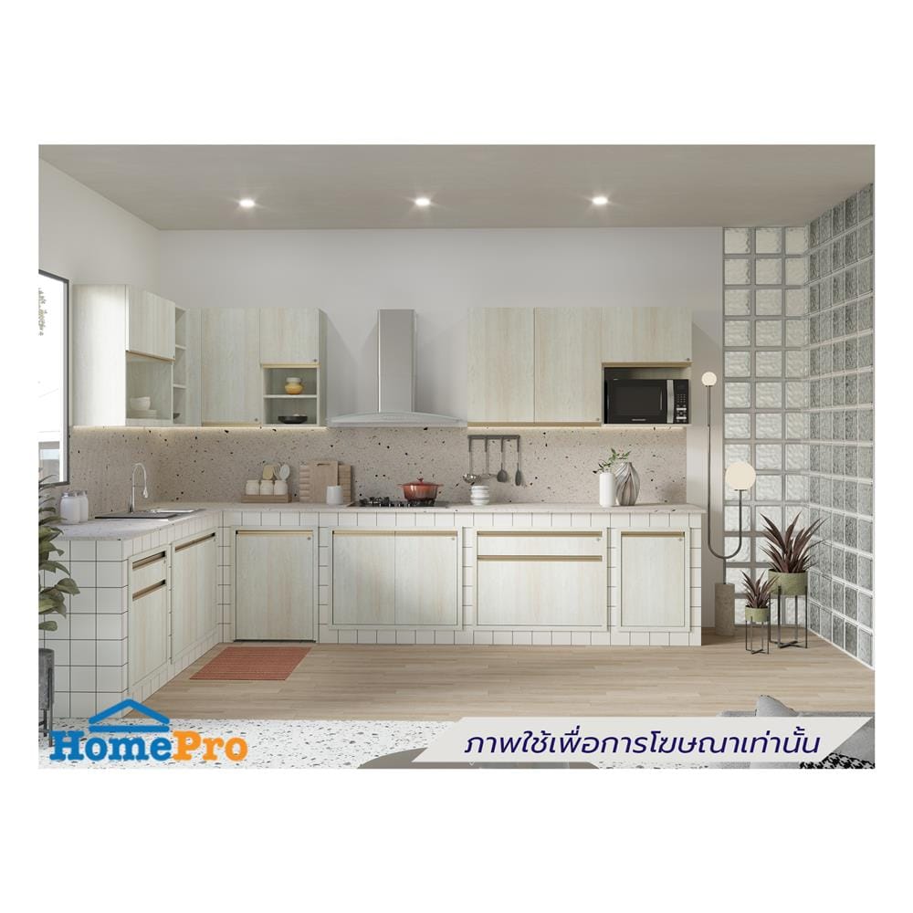 ตู้แขวนเดี่ยว JUPITER JUVENTAS 40x80 ซม. สี SNOW WOOD