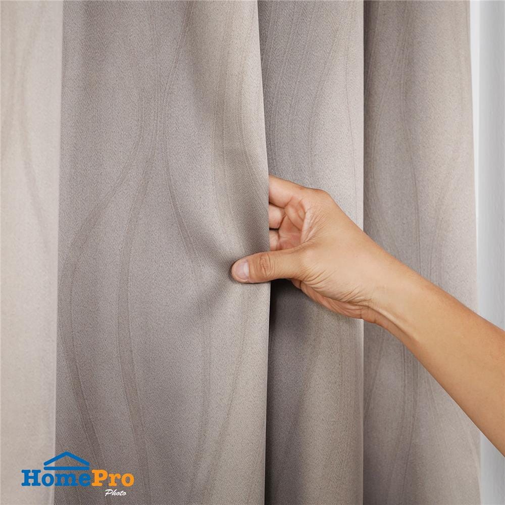 ผ้าม่าน EYELET HOME LIVING STYLE MEET UV 150X220 ซม. สีน้ำตาล