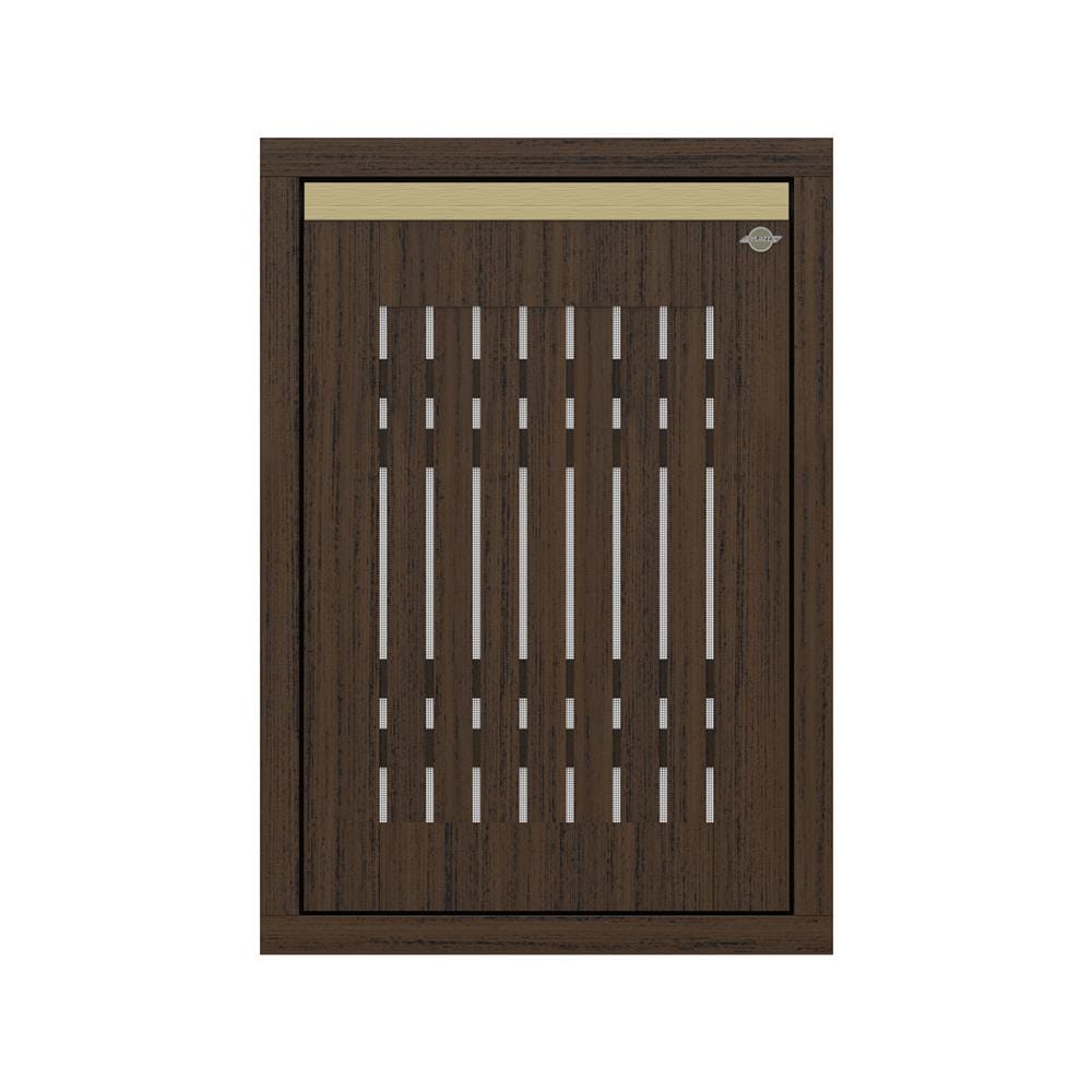 บานซิงค์เดี่ยวระแนง JUPITER JUVENTAS 47x67 ซม. สี DARK TEAK