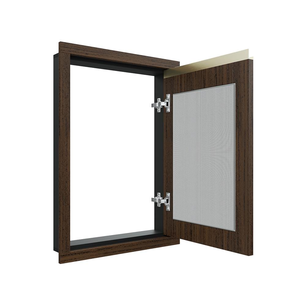 บานซิงค์เดี่ยวระแนง JUPITER JUVENTAS 47x67 ซม. สี DARK TEAK