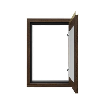 บานซิงค์เดี่ยวระแนง JUPITER JUVENTAS 47x67 ซม. สี DARK TEAK_1