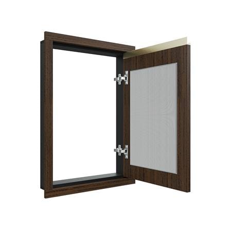 บานซิงค์เดี่ยวระแนง JUPITER JUVENTAS 47x67 ซม. สี DARK TEAK_2