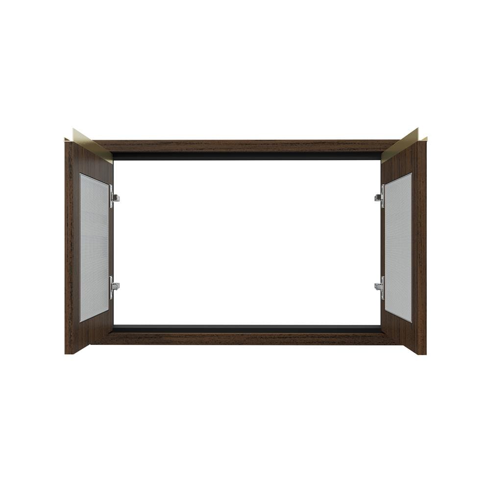 บานใต้เตาระแนง JUPITER JUVENTAS 87x57 ซม. สี DARK TEAK