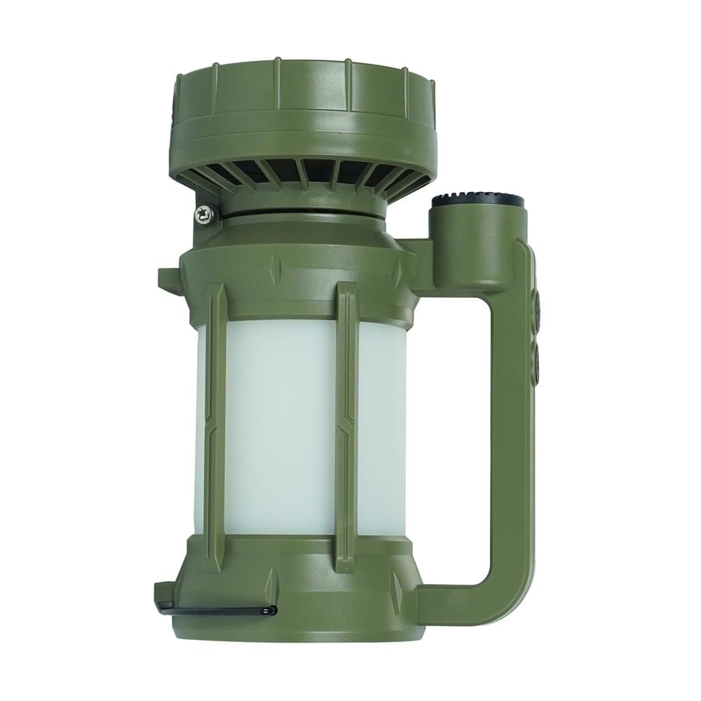 ไฟ LED แคมป์ปิ้งโซลาร์พร้อมพัดลม WORTH FL2525 160 ลูเมน DAYLIGHT