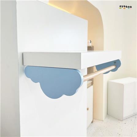 ชั้นแขวน OYAKOO MIA CLOUDY 60 ซม. สีขาว/ฟ้า_4