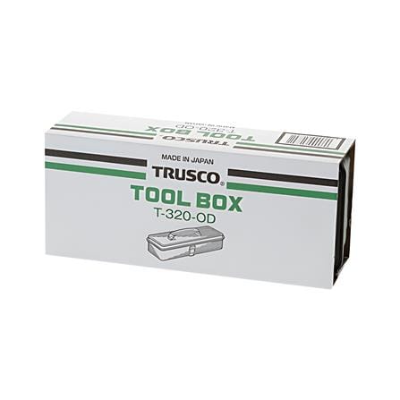 กล่องเครื่องมือเหล็ก 1 ช่อง TRUSCO T-320OD สีเขียวขี้ม้า_2