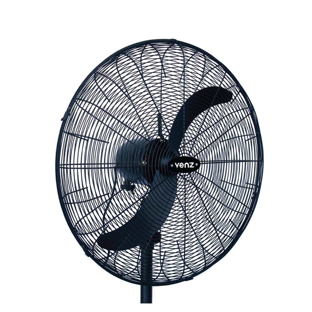 พัดลมอุตสาหกรรมขาเดี่ยว 30 นิ้ว VENZ FS-75 สีดำ