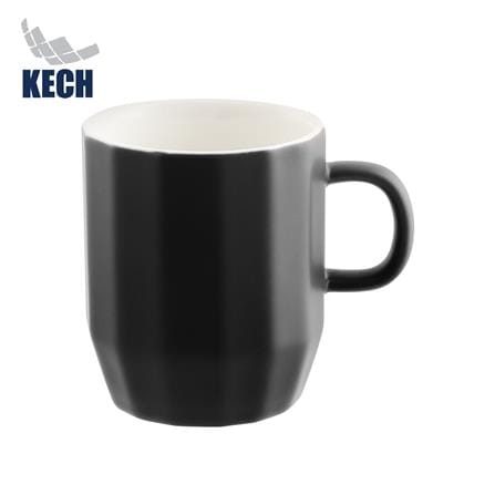 ถ้วยหู PORCELAIN 350 มล. KECH GRAZE สีดำ_0