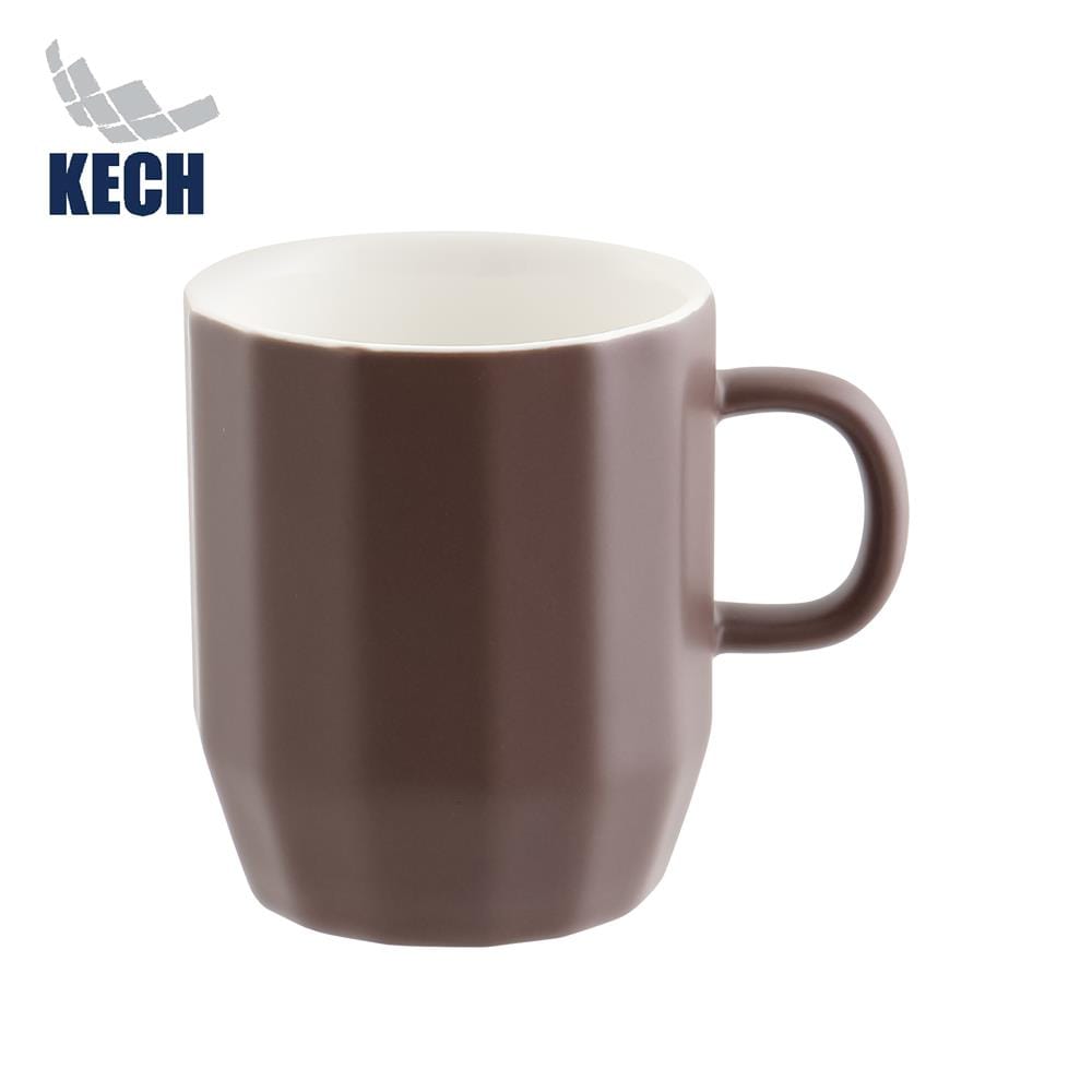 ถ้วยหู PORCELAIN 350 มล. KECH GRAZE สีน้ำตาล