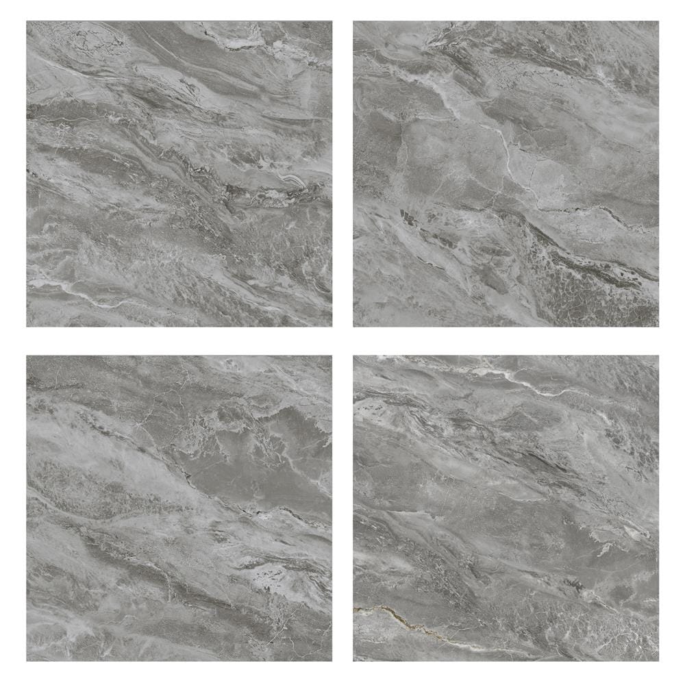 กระเบื้องพื้น 50x50 ซม. TARA บุญสิน เทาเข้ม A 1 ตร.ม.
