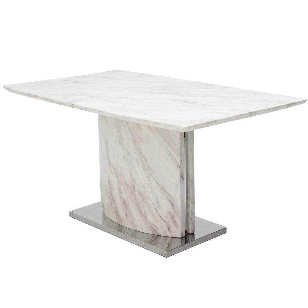 โต๊ะทานข้าว SB FURNITURE FESTO 19130123 150 ซม. สีขาว