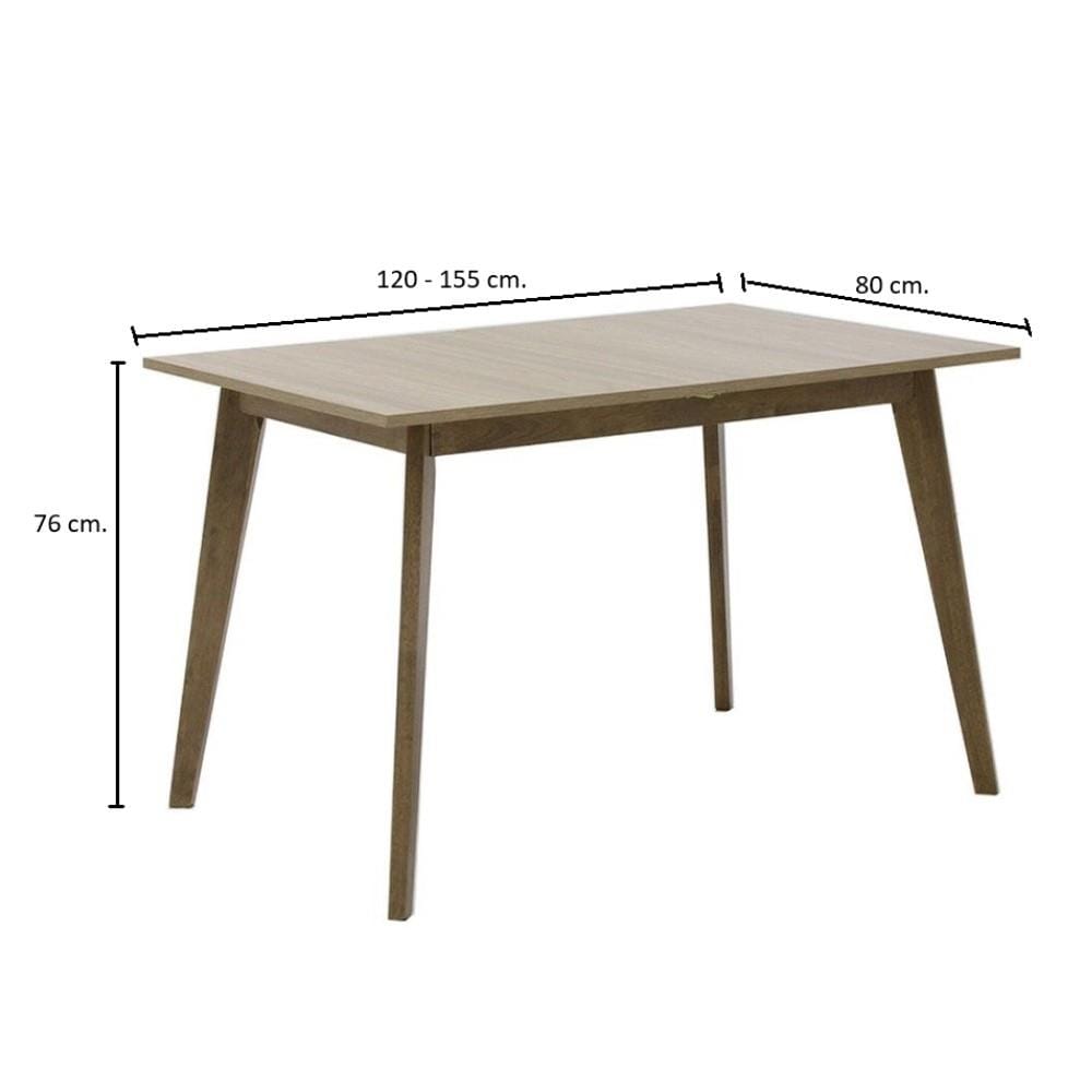 โต๊ะทานข้าว SB FURNITURE YAKIRA 19210400 120 ซม. สีน้ำตาล