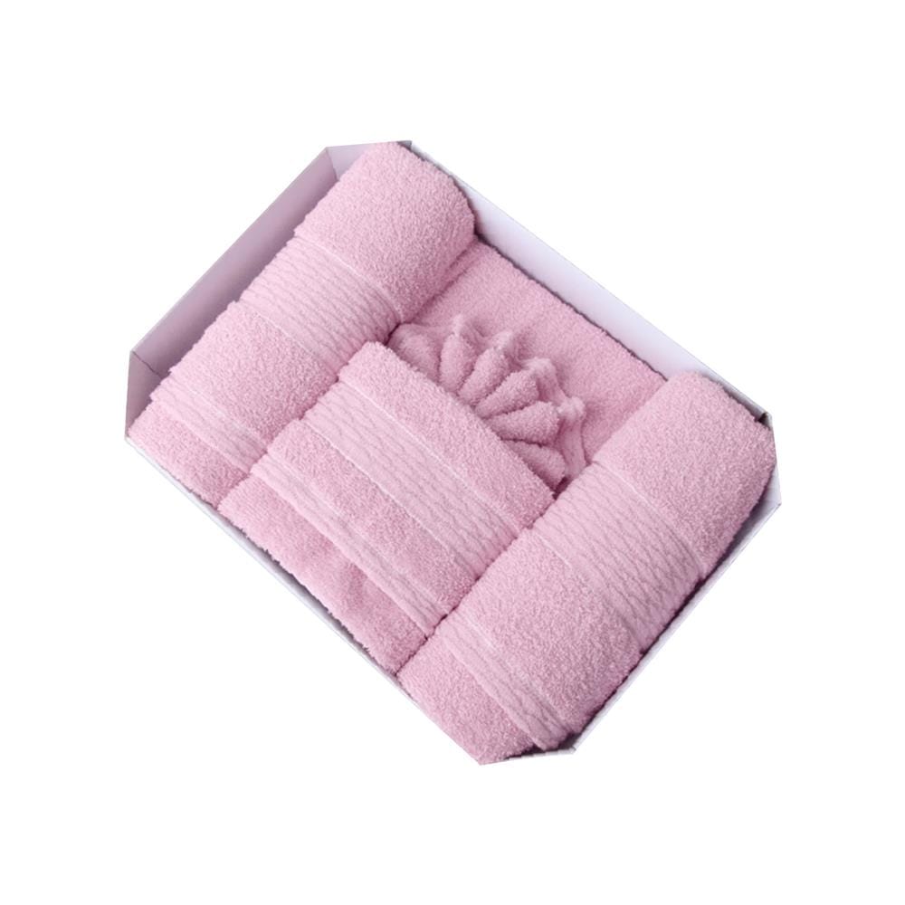 ผ้าขนหนู GIFT SET FROLINA GOLDEN THEADS สี PINK