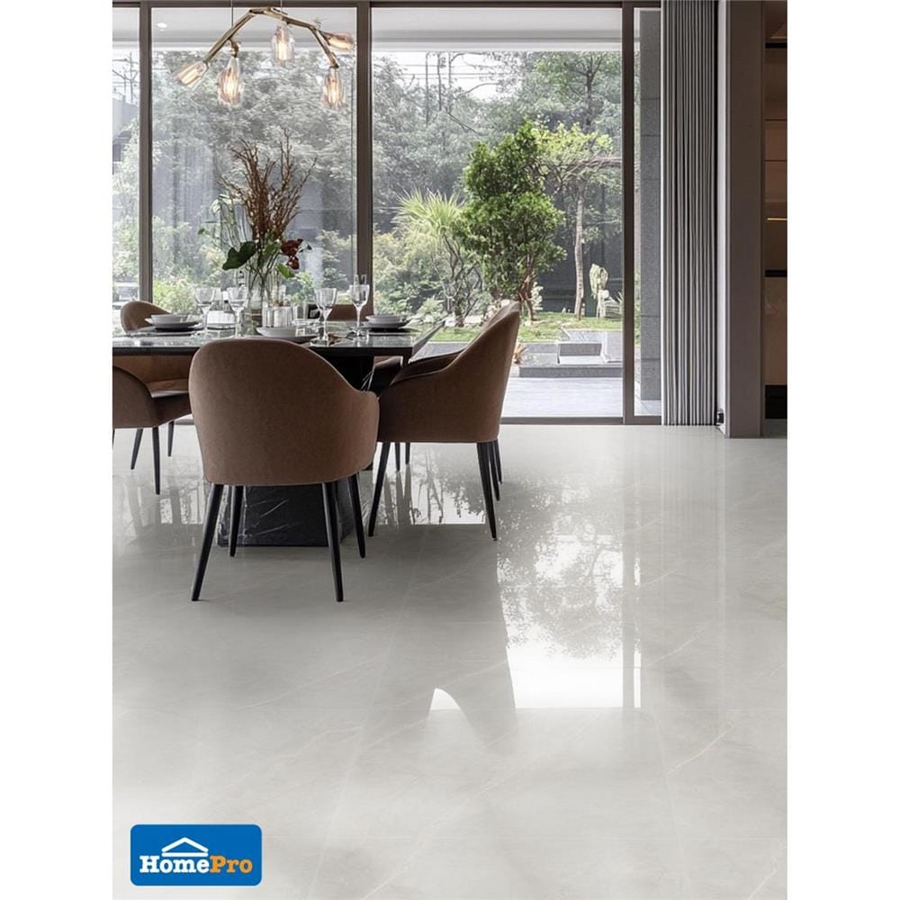 กระเบื้องพื้นพอร์ซเลน 60x60 ซม. DURAGRES อโมริโน่ เทา A 1.44 ตร.ม.