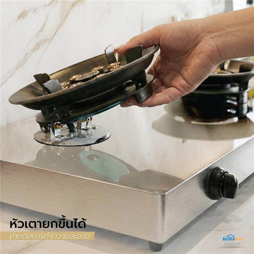 เตาแก๊สตั้งโต๊ะ 2 หัวแก๊ส KUCINE GA02