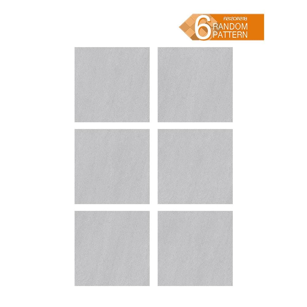 กระเบื้องพื้น 60x60 ซม. COTTO อาเวลลิโน่ เทา PM 1.44 ตร.ม.