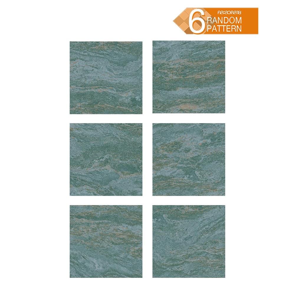 กระเบื้องพื้นพอร์ซเลน 60x60 ซม. COTTO โอลีอันเดอร์ ฟ้า PM 1.44 ตร.ม.
