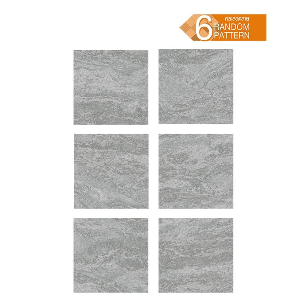 กระเบื้องพื้นพอร์ซเลน 60x60 ซม. COTTO โอลีอันเดอร์ เทาอ่อน PM 1.44 ตร.ม.