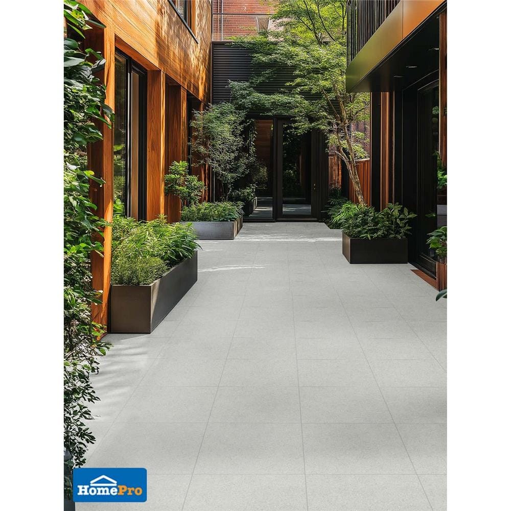 กระเบื้องพื้นพอร์ซเลน 60x60 ซม. DURAGRES ร็อคเซีย เทา A 1.44 ตร.ม.