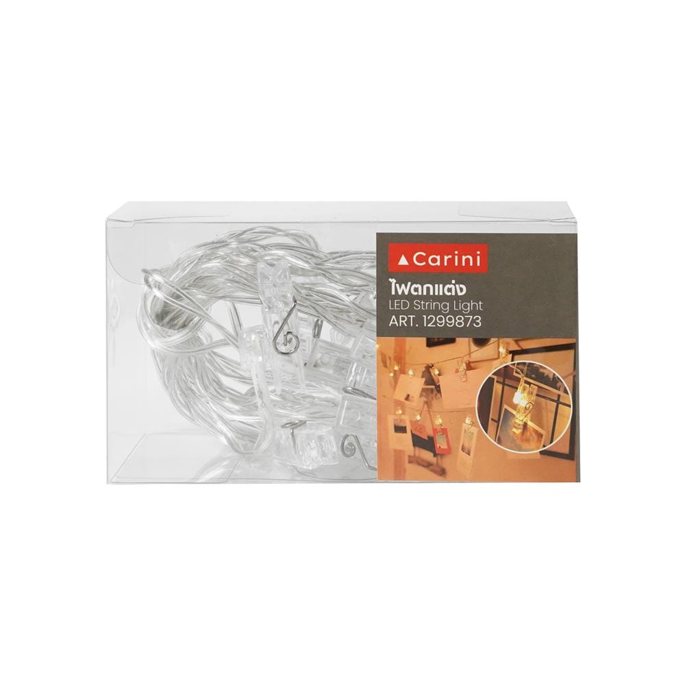 ไฟตกแต่ง LED CARINI CLIP LIGHT 0.8 วัตต์ 3 เมตร WARM WHITE