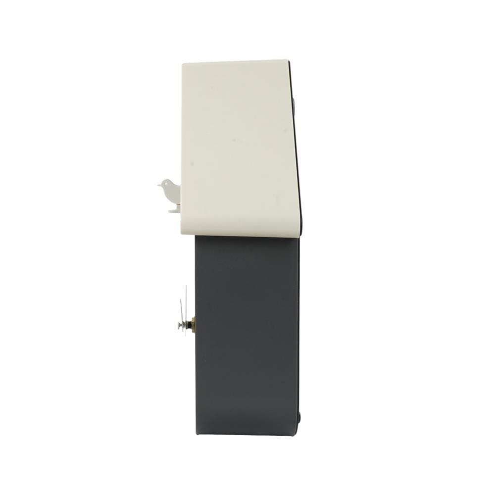 นาฬิกาแขวน SNAZZ EG1001BIRD 8.6x14 นิ้ว สีเทา