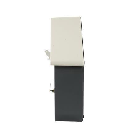 นาฬิกาแขวน SNAZZ EG1001BIRD 8.6x14 นิ้ว สีเทา_3