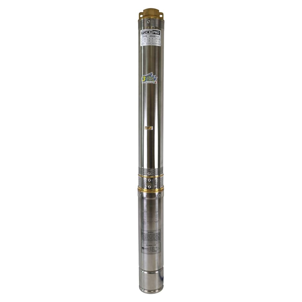 ปั๊มบาดาล บ่อ 4 นิ้ว LUCKY PRO LP-4R3/22-1.5 2 แรงม้า