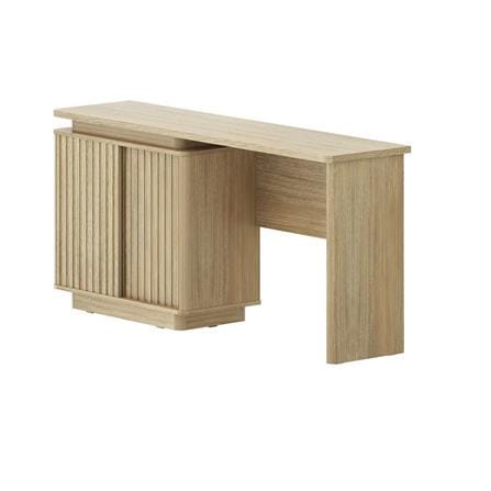 โต๊ะเครื่องแป้ง (ที่นั่งขวา) SB FURNITURE VALLEY 19238542 160 ซม. สีไม้อ่อน_1