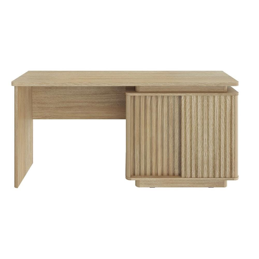 โต๊ะเครื่องแป้ง (ที่นั่งซ้าย) SB FURNITURE VALLEY 19238543 160 ซม. สีไม้อ่อน