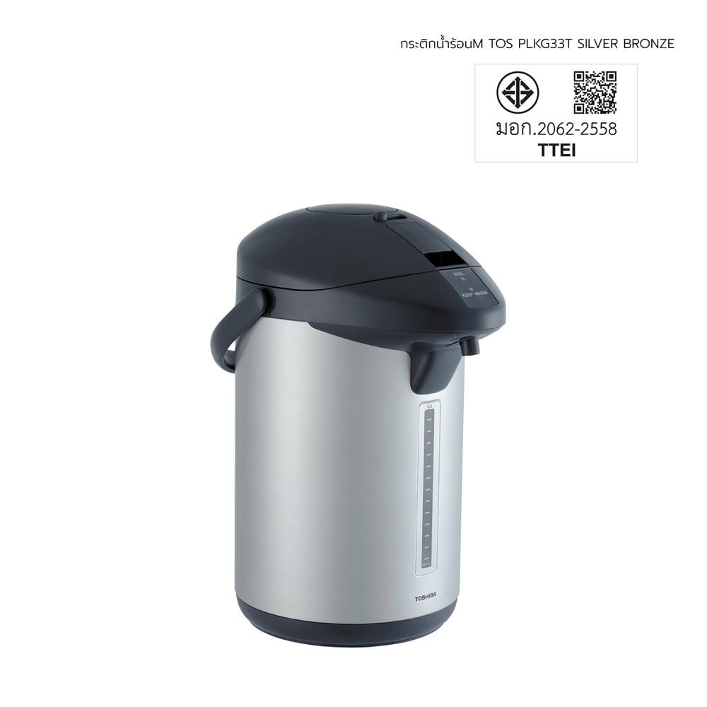 กระติกน้ำร้อน MANUAL TOSHIBA PLKG33T 3.3 ลิตร สีบรอนซ์เงิน