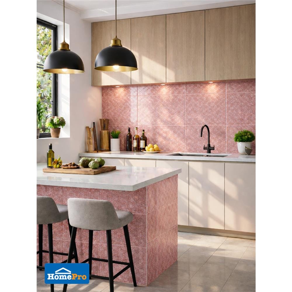 กระเบื้องผนัง 30x45 ซม. TARA โอไรออน ชมพู 0.81 ตร.ม.