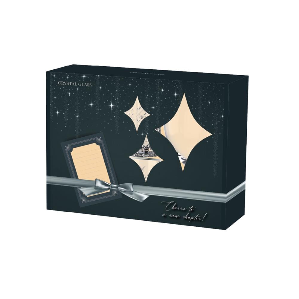 ชุดแก้วไวน์ 625 มล. และแก้ววิสกี้ 350 มล. OCEAN GLASS RETIREMENT BD PLATINUM RIMIMG (แพ็ก 4 ชิ้น)