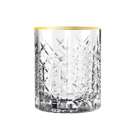 ชุดแก้วไวน์ 625 มล. และแก้ววิสกี้ 350 มล. OCEAN GLASS RETIREMENT BD GOLD RIMIMG (แพ็ก 4 ชิ้น)_2