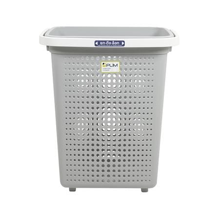 ตะกร้าผ้าล้อลาก PLIM BUBBLE HH-1226 สีเทา_2