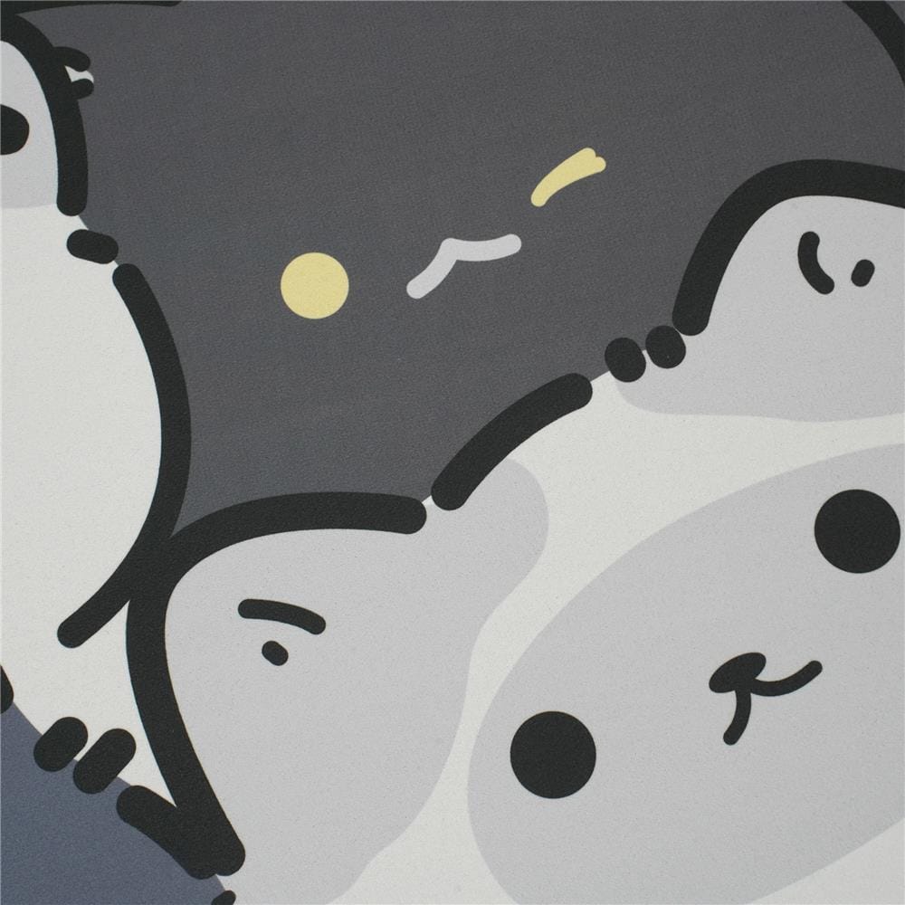 พรมพียู SNAZZ CATS 38x58 ซม. สีเทา