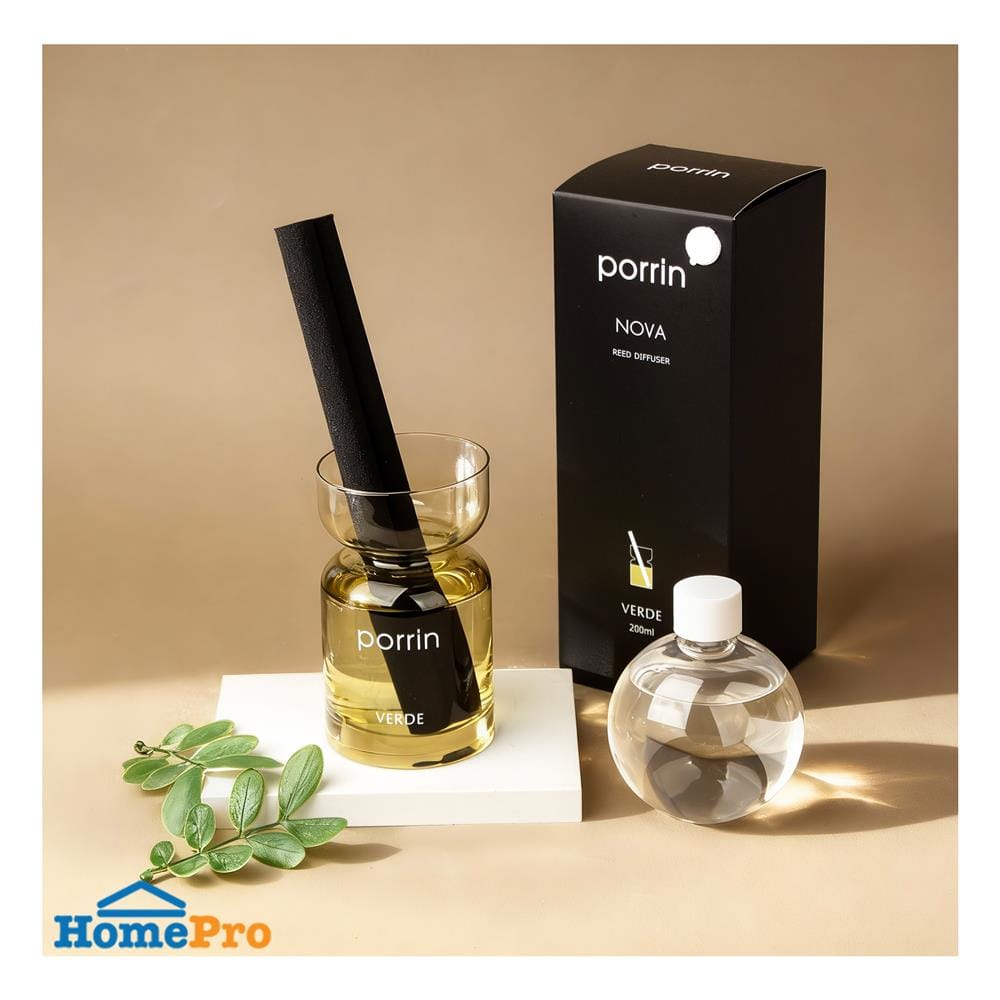 ก้านหอมปรับอากาศ PORRIN NOVA 200 มล. VERDE