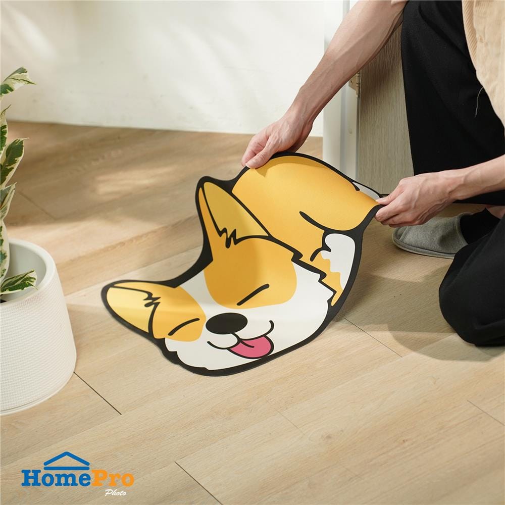 พรมพียู SNAZZ DOGGY 38x58 ซม. สีเหลือง