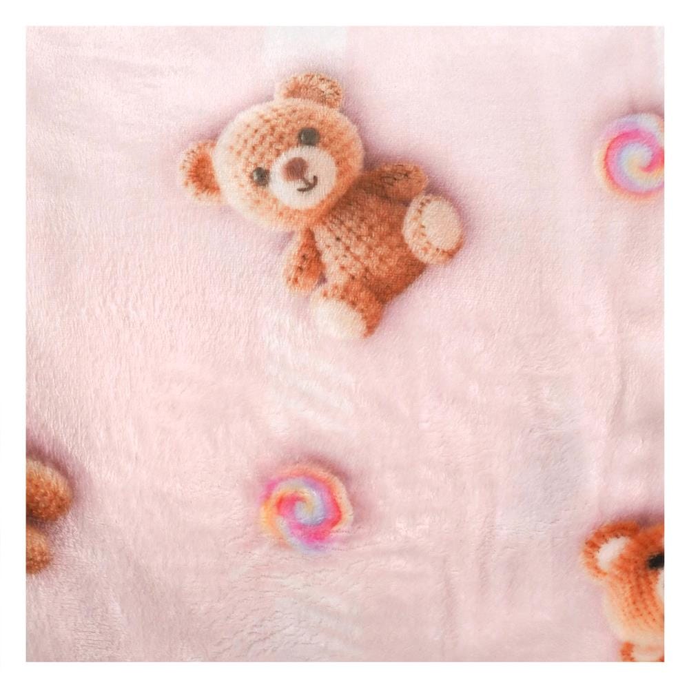 ผ้าห่ม HOME LIVING STYLE TEDDY 50x60 นิ้ว สี PINK