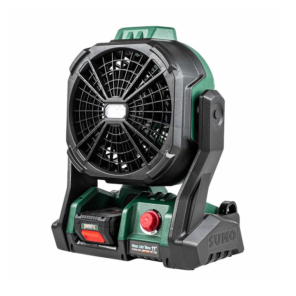 ชุดพัดลมไร้สาย 8 นิ้ว (พร้อมแบตเตอรี่และแท่นชาร์จ) SUMO F118