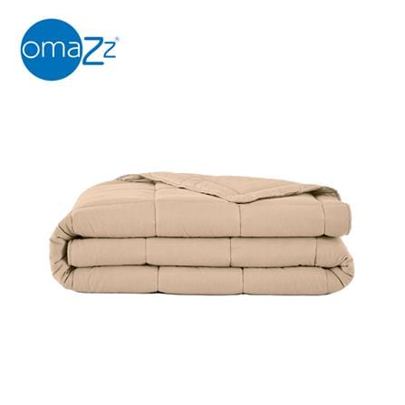 ผ้านวม OMAZZ PAUL TAILOR 100x90 นิ้ว สี CHAMPAGNE_0