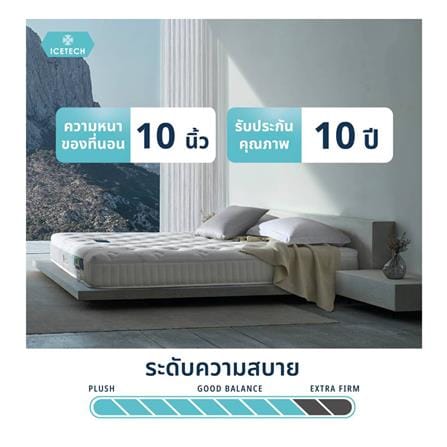 ที่นอนไฮบริด 3.5 ฟุต LOTUS รุ่น ASCOTT ICETECH พร้อมชุดเครื่องนอน 7 ชิ้น_12