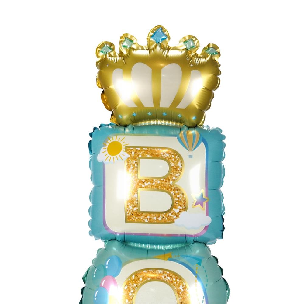 ลูกโป่งฟอยล์ BOY SNAZZ 46 นิ้ว สีฟ้า