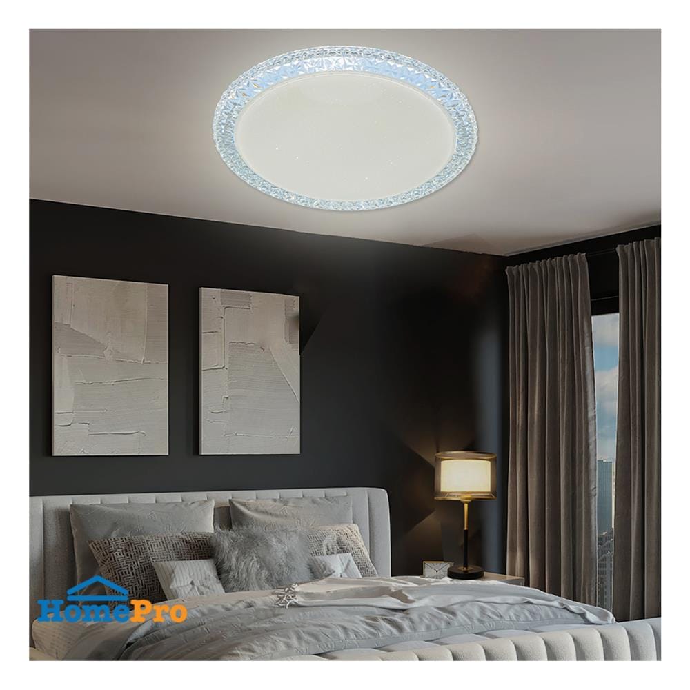 ไฟเพดาน LED STARLIGHT 04-CL-20028 65 วัตต์ DAYLIGHT/COOL WHITE/WARMWHITE 19 นิ้ว สีขาว