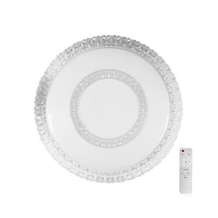 ไฟเพดาน LED STARLIGHT 04-CL-20803-CL LED 65 วัตต์ DAYLIGHT/COOL WHITE/WARMWHITE 19 นิ้ว สีขาว_0