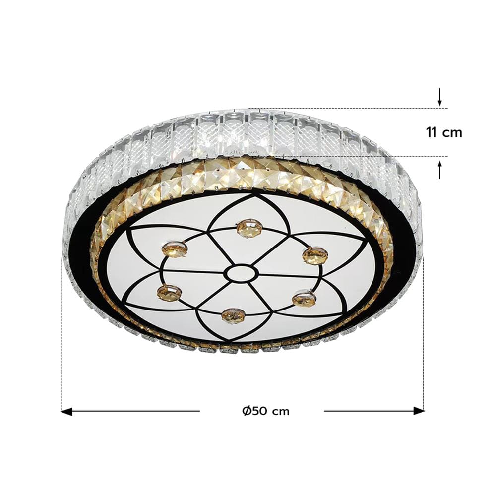 ไฟเพดาน LED STARLIGHT 04-SL-1013-500 80 วัตต์ DAYLIGHT/COOL WHITE/WARMWHITE 19 นิ้ว สีขาว