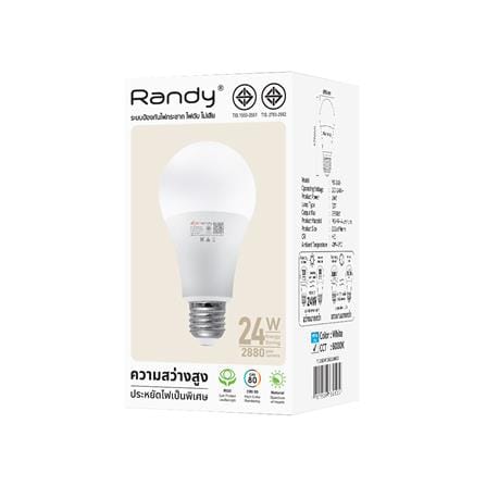 หลอด LED RANDY BULB 24 วัตต์ DAYLIGHT E27_1