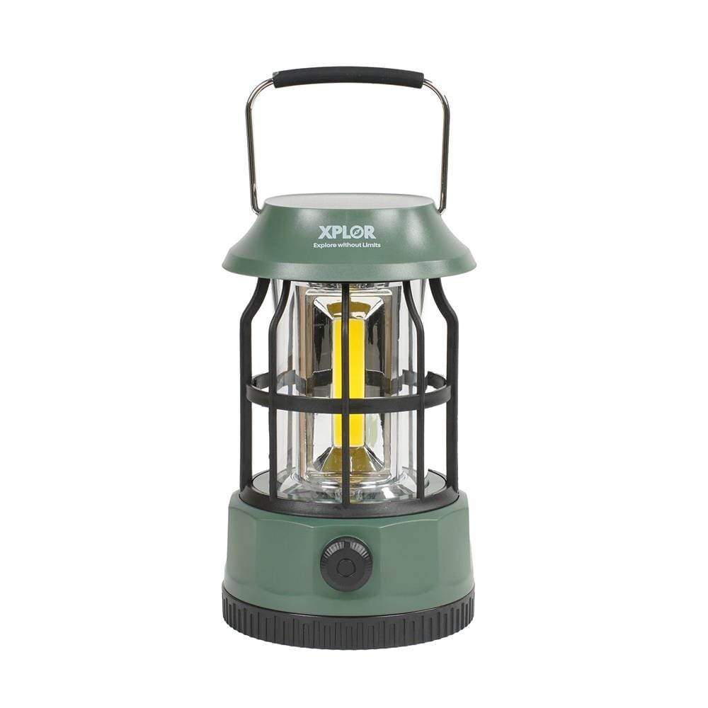 ตะเกียงแคมป์ปิ้ง SPRING SOLAR LED XPLOR สีเขียวเข้ม
