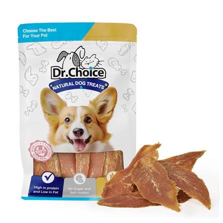ขนมสุนัข DR.CHOICE CHICKEN JERKY 400 ก._0