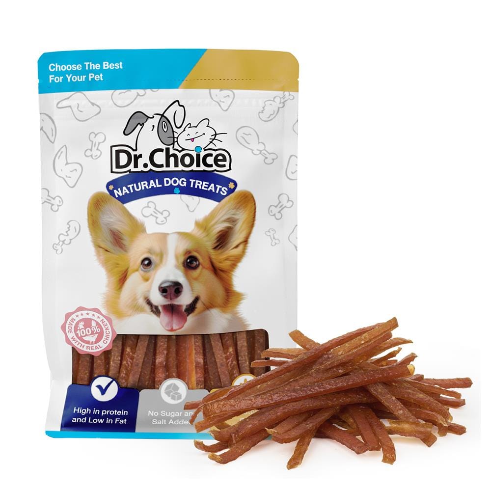 ขนมสุนัข DR.CHOICE SOFT CHICKEN PIECES 400 ก.